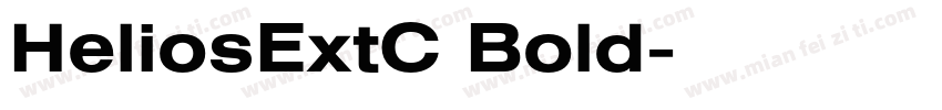 HeliosExtC Bold字体转换